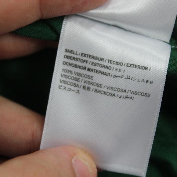 Farm Rio Skirt Womens Large Jungle Print V Waist Midi Green Tropical Boho Chic - Picture 12 of 14